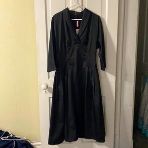 Pinup Couture 1950’s tea dress with button detail